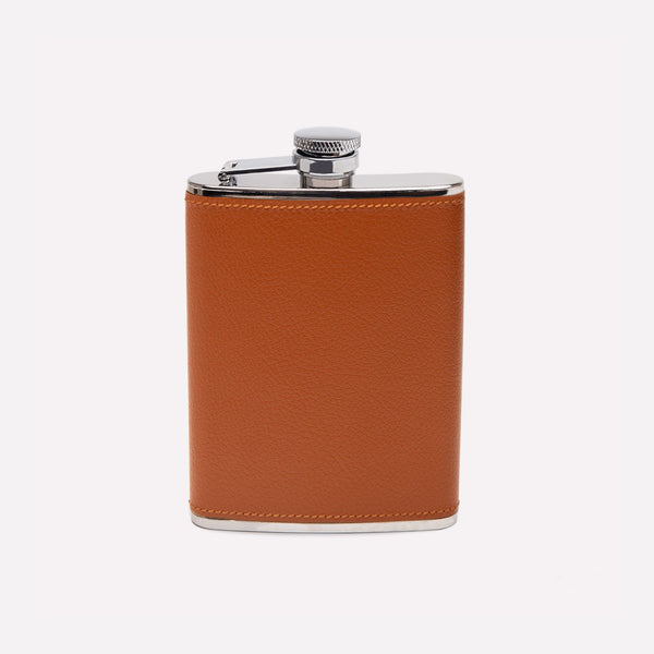 ettinger Capra 6oz Hip Flask Tan