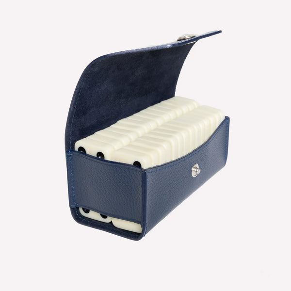 Ettinger Capra Dominoes Set Marine Blue