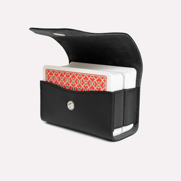 Ettinger Capra Double Playing Cards Case Black