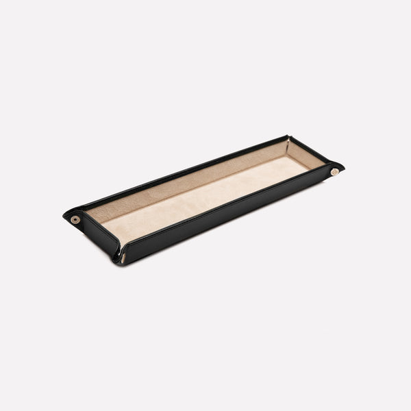 Ettinger Capra Ecru Oblong Valet Tray Black/Ecru