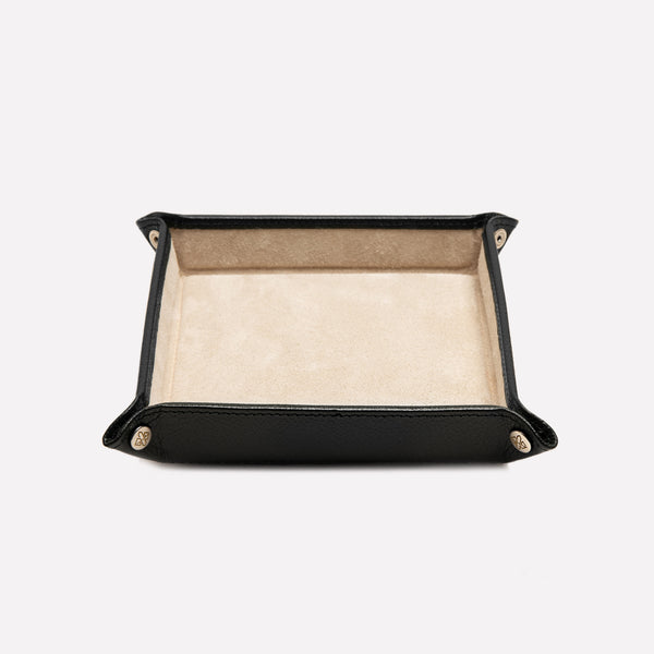 ettinger Capra Ecru Square Valet Tray Black/Ecru