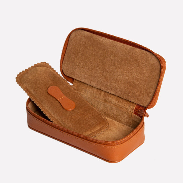 Ettinger Capra Large & Small Zip Boxes Tan