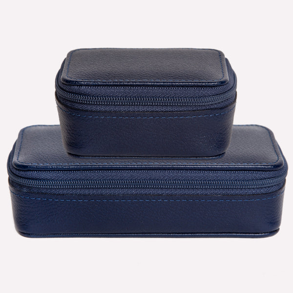 Ettinger Capra Large & Small Zip Boxes Tan