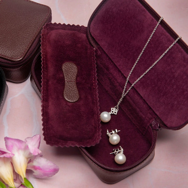 Ettinger Capra Large Zip Box Bordeaux