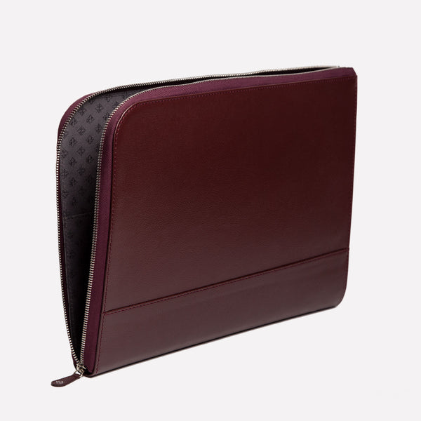 Ettinger Capra Large Zip Portfolio Bordeaux