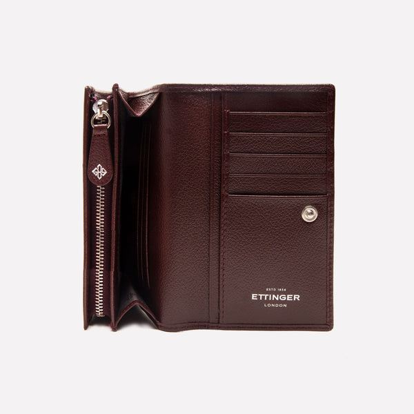 Ettinger Capra Midi Flap-Over Purse Bordeaux