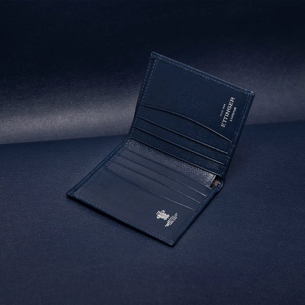 Ettinger Capra Mini Wallet With 6 C/C Marine Blue