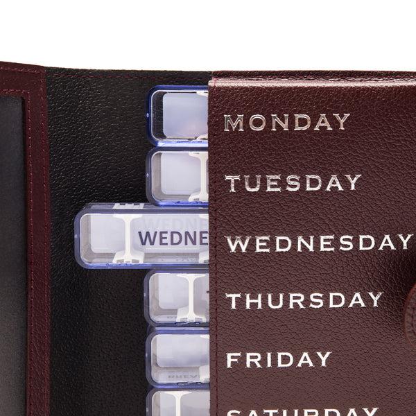 Ettinger Capra Pill Case Bordeaux
