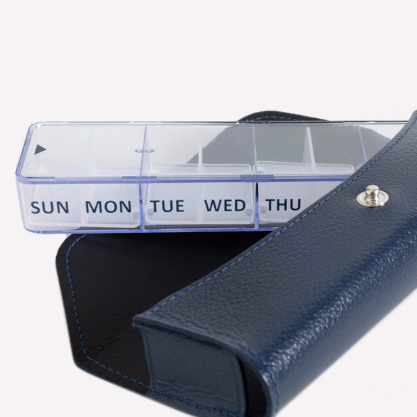 Ettinger Capra Pill Case Home & Travel Set Tan