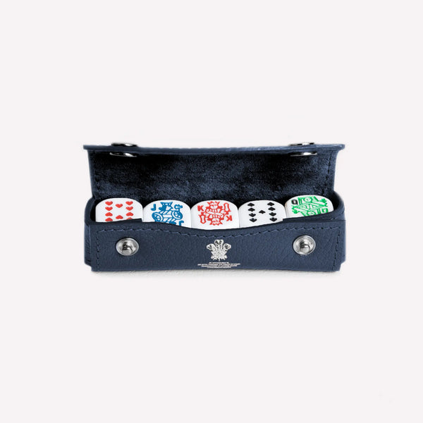 Ettinger Capra Poker Dice Set Marine Blue