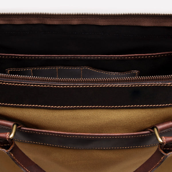 Ettinger Pursuits Wimbledon Briefcase Sand/Havana