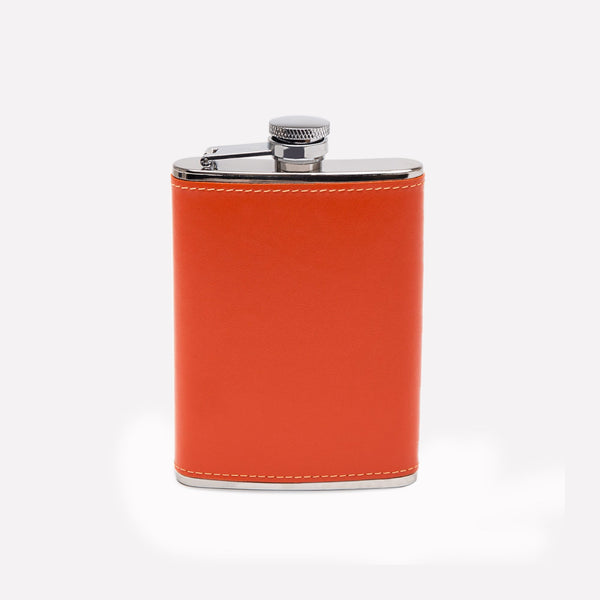 ettinger Sterling 6oz Hip Flask Orange
