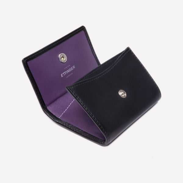 Ettinger Sterling Coin Purse With Card Pocket Red