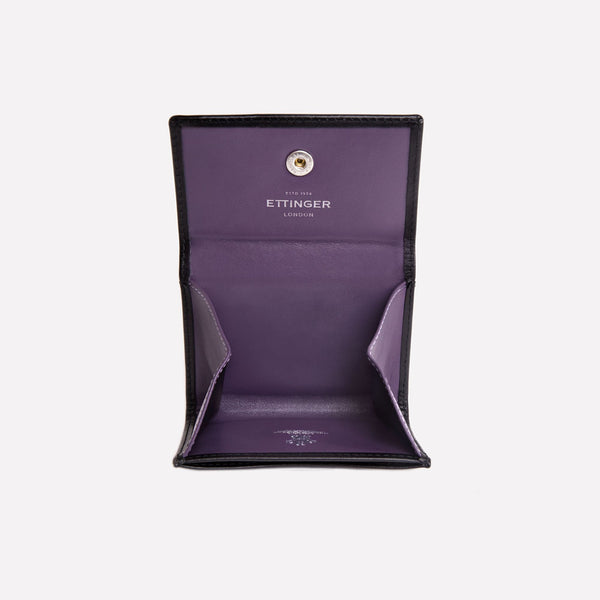 Ettinger Sterling Coin Purse With Card Pocket Red