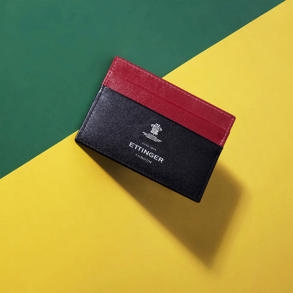 Ettinger Sterling Flat Credit Card Case Turquoise