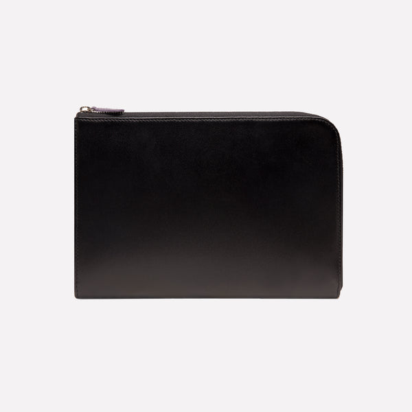 Ettinger Sterling Large Zip Portfolio Purple