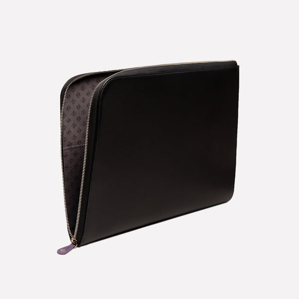 Ettinger Sterling Large Zip Portfolio Purple