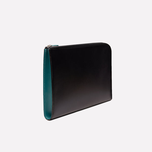 ettinger Sterling Medium Zip Portfolio Turquoise
