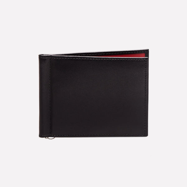 ettinger Sterling Money Clip Wallet Red