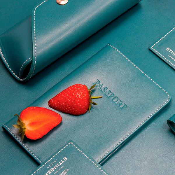 Ettinger Sterling Passport Case Turquoise