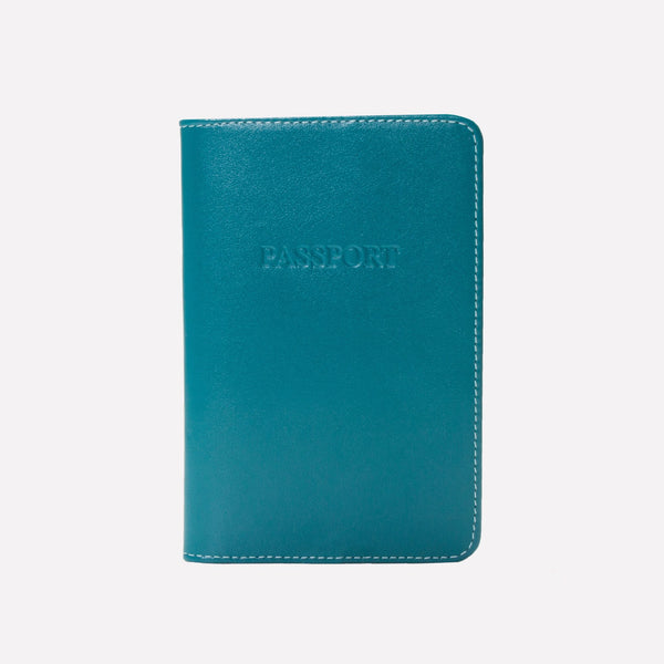 ettinger Sterling Passport Case Turquoise