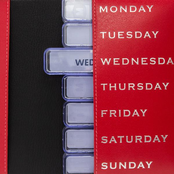 Ettinger Sterling Pill Case Red