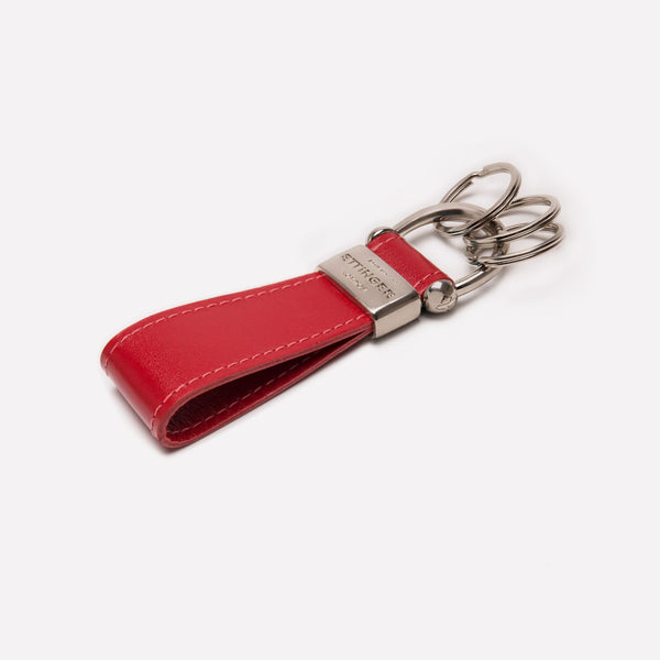 Ettinger Sterling Stirrup Keyring Red