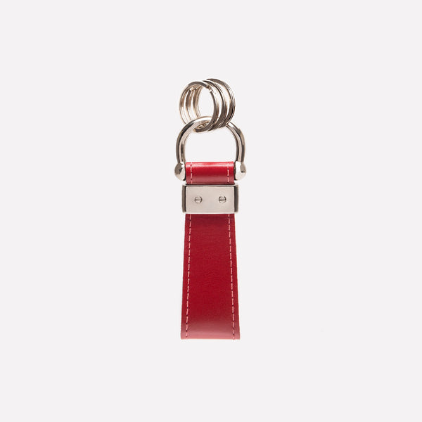 Ettinger Sterling Stirrup Keyring Red