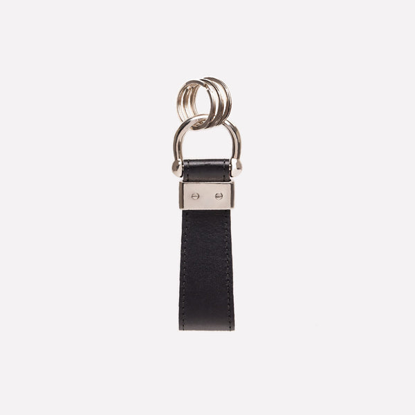 Ettinger Sterling Stirrup Keyring - Two Tone Purple