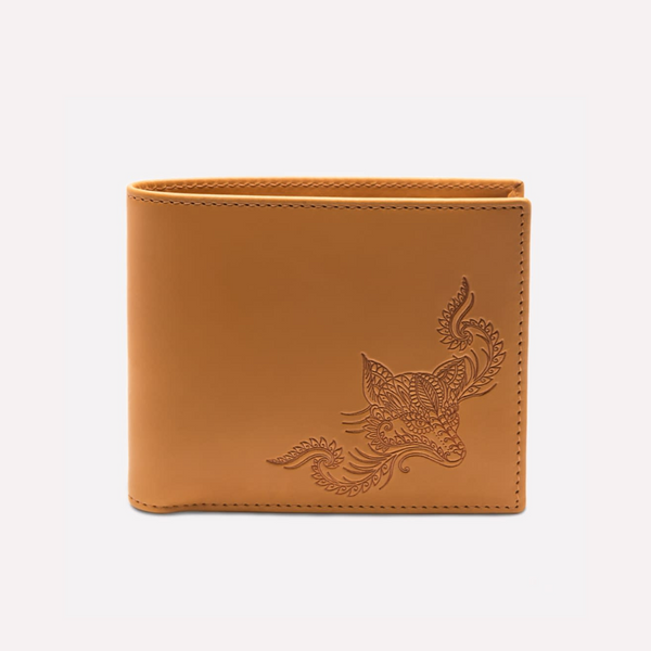 ettinger Heritage Saira Hunjan x Ettinger Billfold Wallet with 3 C/C and Purse Acorn/Silver