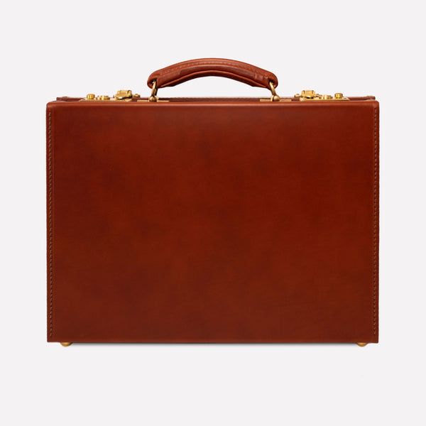 ettinger Heritage St James Lid-Over Attaché Case Hazelnut