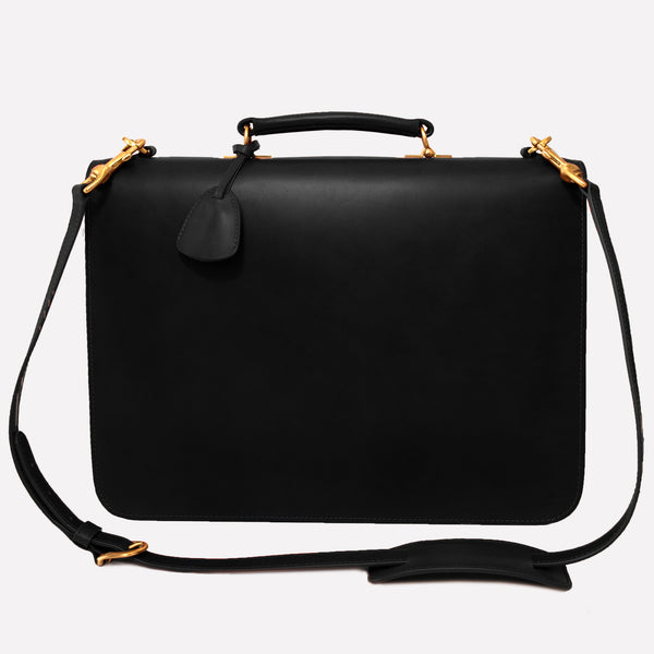 Ettinger Heritage Westminster Flap-Over Briefcase Hazelnut