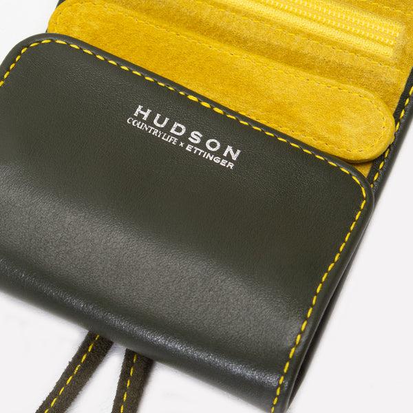 Ettinger Hudson Country Life X Ettinger Mini Jewellery Roll Olive/Yellow
