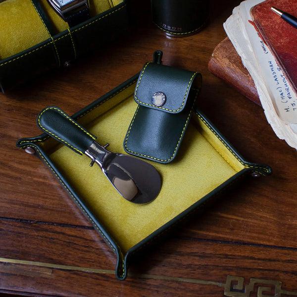 Ettinger Hudson Country Life X Ettinger Travel Shoe Horn Olive/Yellow