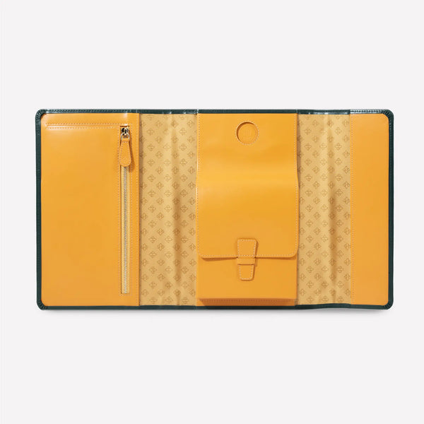 Ettinger Hunters & Frankau X Ettinger Leather Cigar Wrap Forest Green