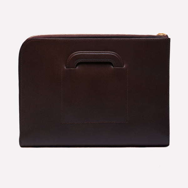 Ettinger Metropolitan Bakerloo Portfolio Case Dark Brown/London Tan