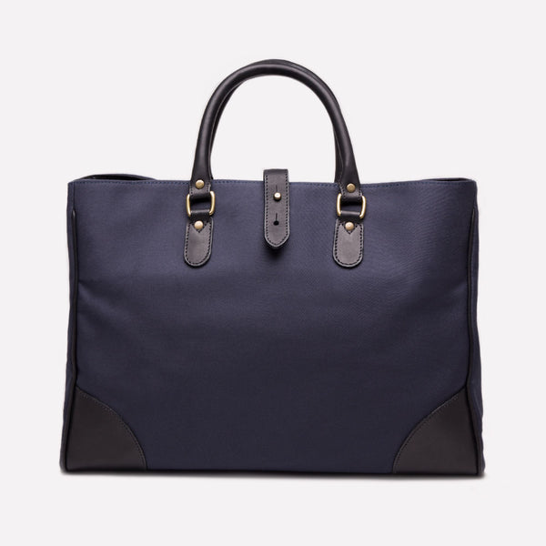ettinger Pursuits Piccadilly Canvas Tote Navy/Black