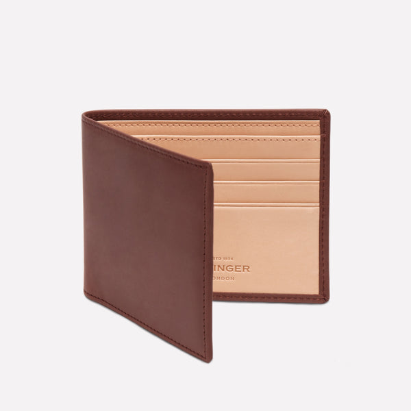 Ettinger Saint Crispin Billfold Wallet With 6 C/C Ocean/Granite