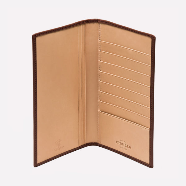 Ettinger Saint Crispin Coat Wallet With 8 C/C Bracken/Eggshell