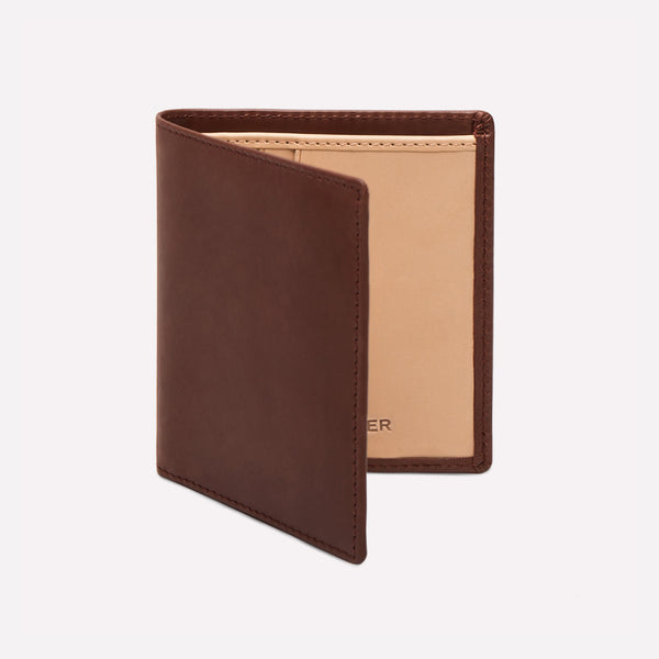 Ettinger Saint Crispin Mini Wallet With 6 C/C Bracken/Eggshell