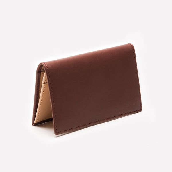 Ettinger Saint Crispin Visiting Card Case Bracken/Eggshell