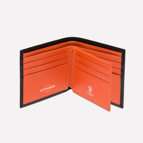 Ettinger Sterling Billfold Wallet With 12 C/C Orange
