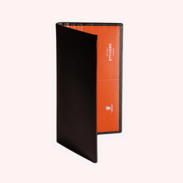 Ettinger Sterling Long Wallet With Zipped Pocket Orange