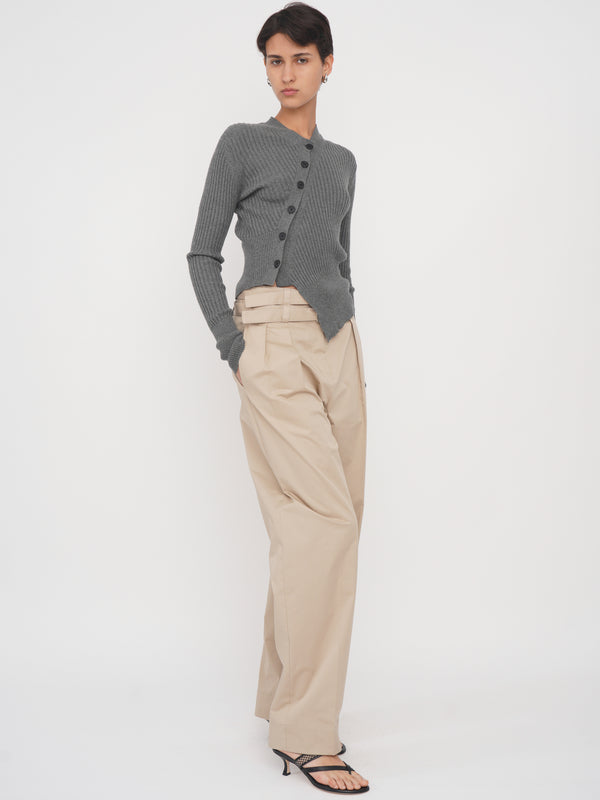 eudon choi Alexina Cardigan Melange Grey