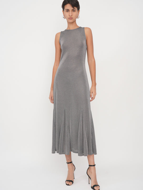 eudon choi Christy Dress Shimmer Mineral