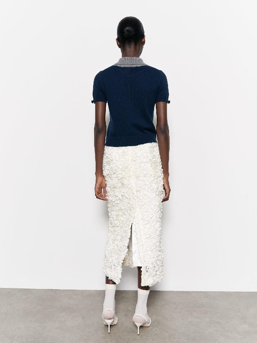 Eudon Choi Cleo Polo Knit Navy