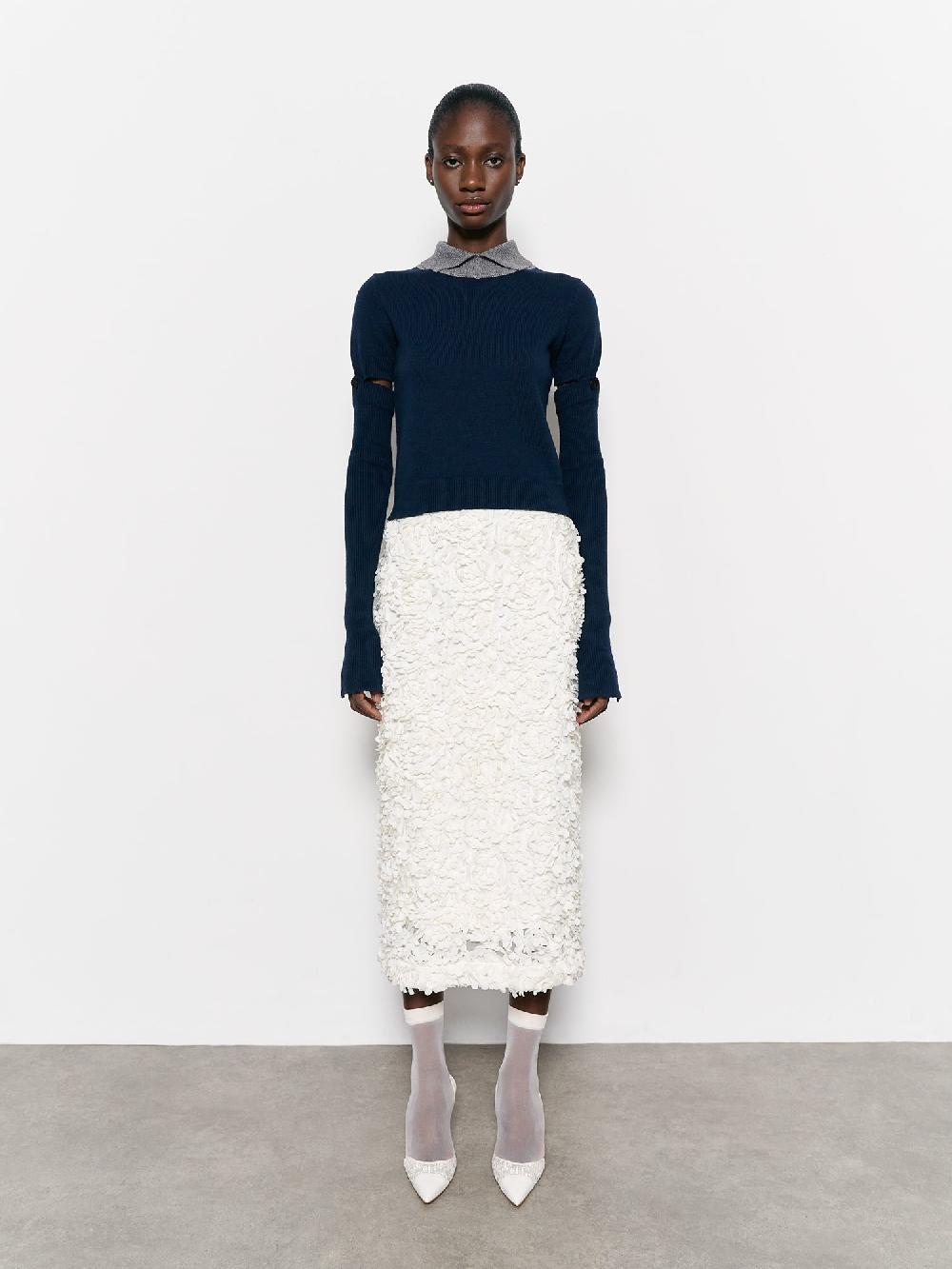 eudon choi Cleo Polo Knit Navy