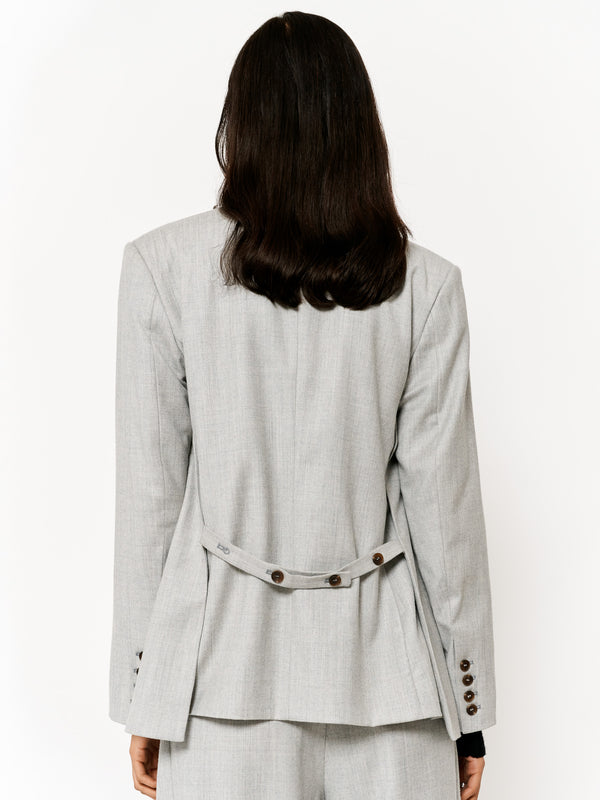 Eudon Choi Ellen Jacket Melange Grey