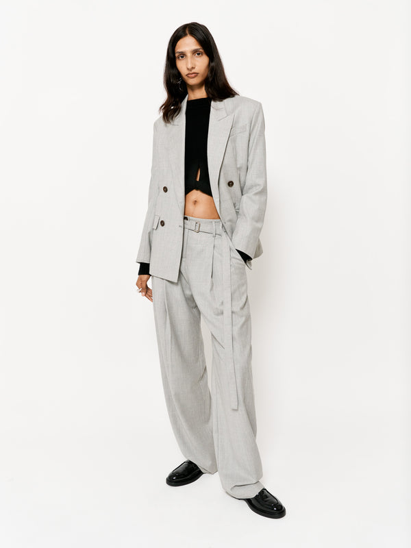 eudon choi Ellen Jacket Melange Grey
