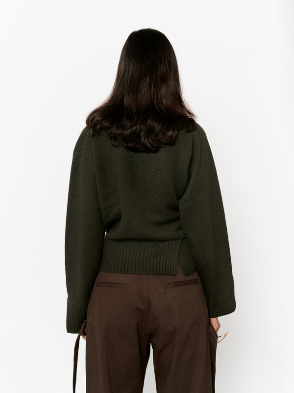 Eudon Choi Eva Knit Forest Green